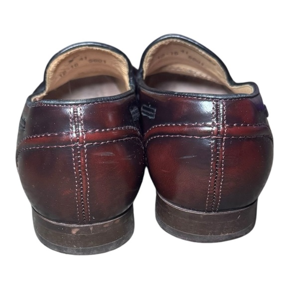 H LONDON Made in Portugal Elegant Brown Leather Loafers 41